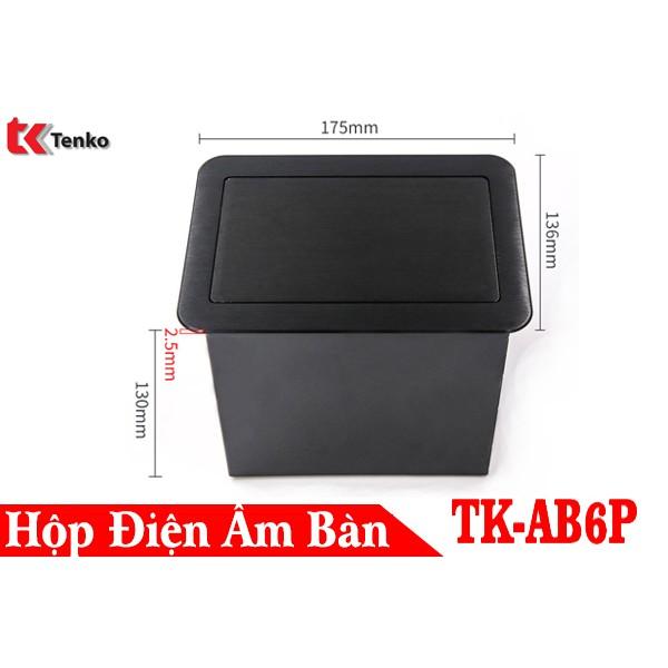 Hộp Ổ Cắm Điện Âm Bàn HDMI-VGA-AV-LAN TK-AB6P
