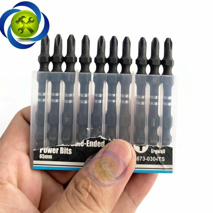 Mũi vít hai đầu PH2 Suretorq 0673-0304TS dài 65mm đầu nhỏ