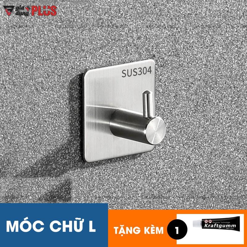 Móc Treo Khăn, Quần Áo, Đồ Dùng Đa Năng Inox 304 Cao Cấp, Dán Tường Bằng Keo Dán Siêu Chắc