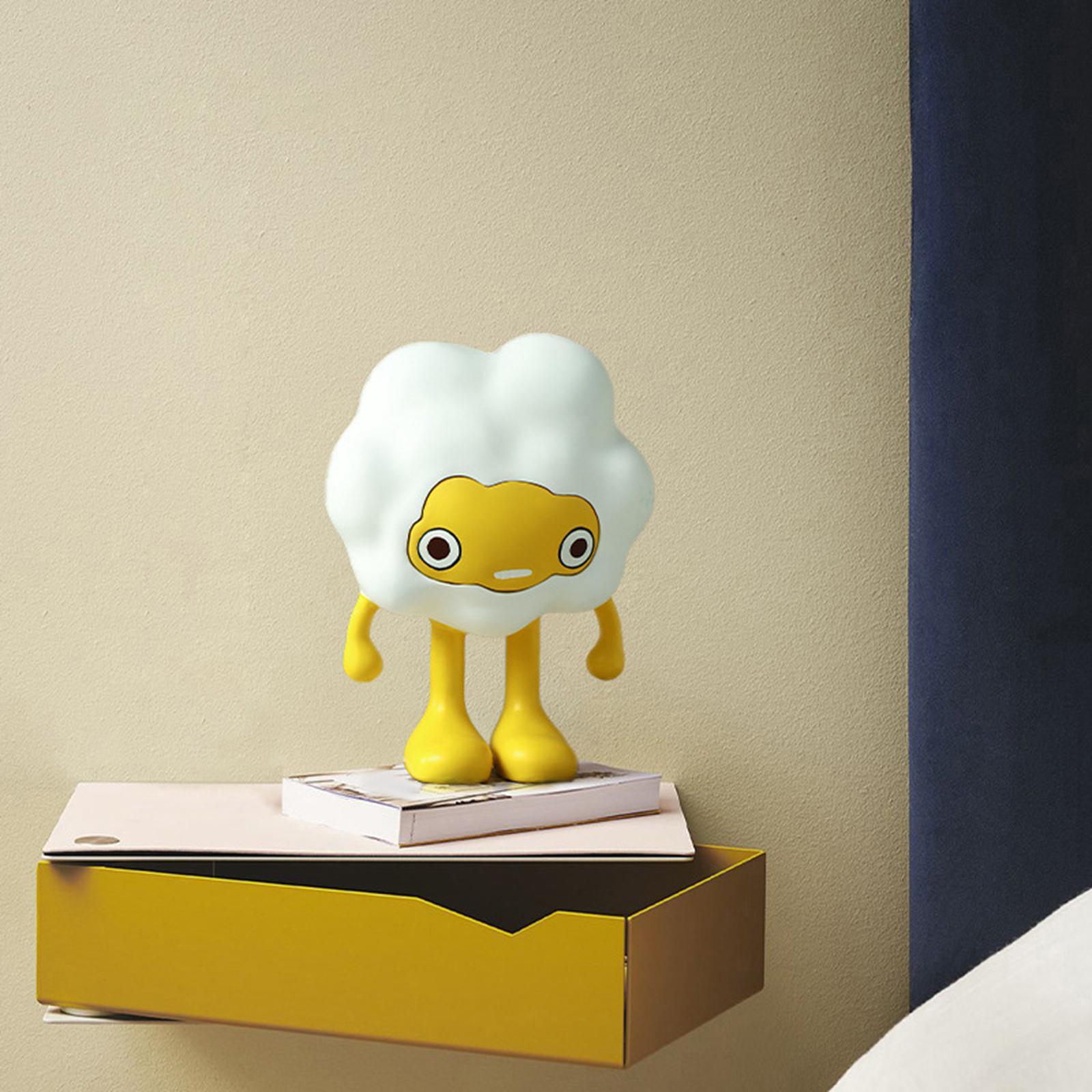 Adorable Cartoon Personifies Statue Ornament for Restaurant Entrance