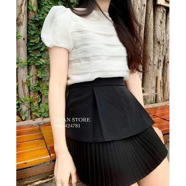 CHÂN VÁY TẦNG XẾP LI BIGSIZE 60-85kg