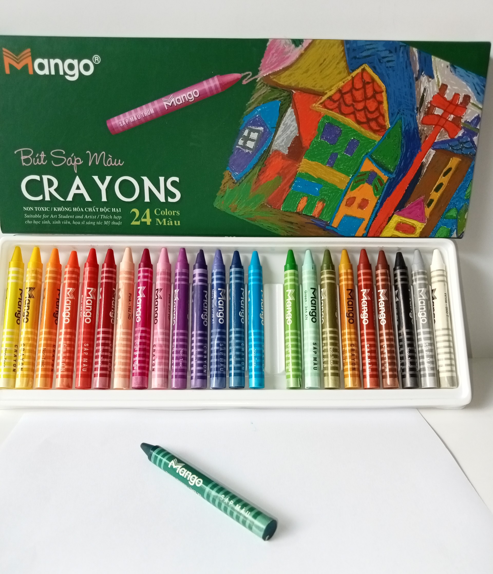 Sáp Màu Mango 24 Màu