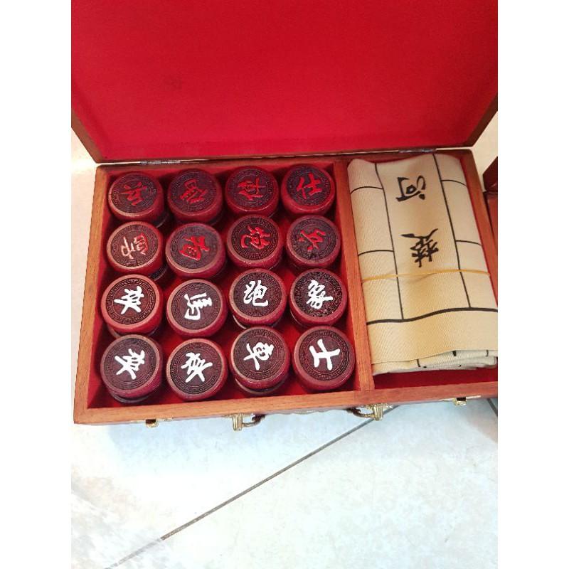 Cờ tướng gỗ hương quân tròn 4 cm