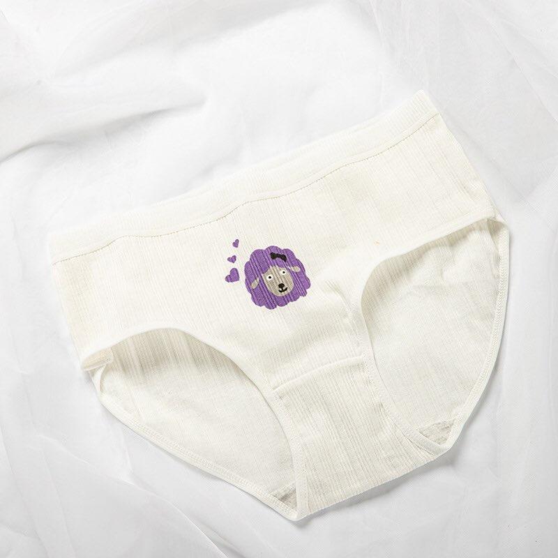 Quần lót cotton nữ mẫu cừu dễ thương
