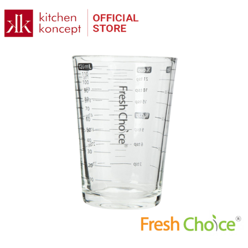 Ly đong dung tích bằng thuỷ tinh 110ml Fresh Choice