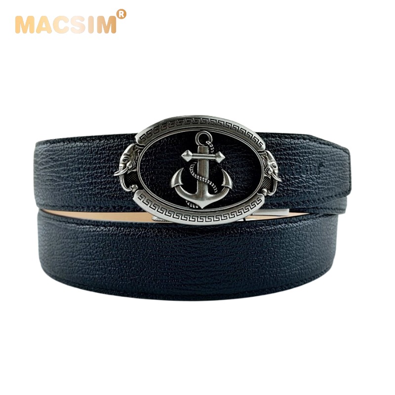 Thắt lưng nam da thật cao cấp nhãn hiệu Macsim MS033