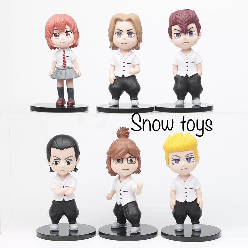 Mô hình figure nhân vật Tokyo Revengers Manjiro Sano Takemichi Draken Hinata Tachibana Ken Ryuguji Keisuke Baji Sanzu