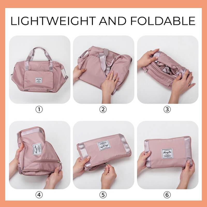 Công Suất Lớn Gấp Du Lịch Unisex Công Suất Lớn Nữ Công Suất Hành Lý Xách Tay Đi Công Tác Du Lịch Túi Chống Thấm Nước