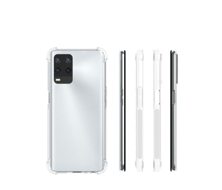 Ốp lưng dẻo trong chống sốc bảo vệ camera dành cho OPPO A94, A74, A54 - Hàng nhập khẩu