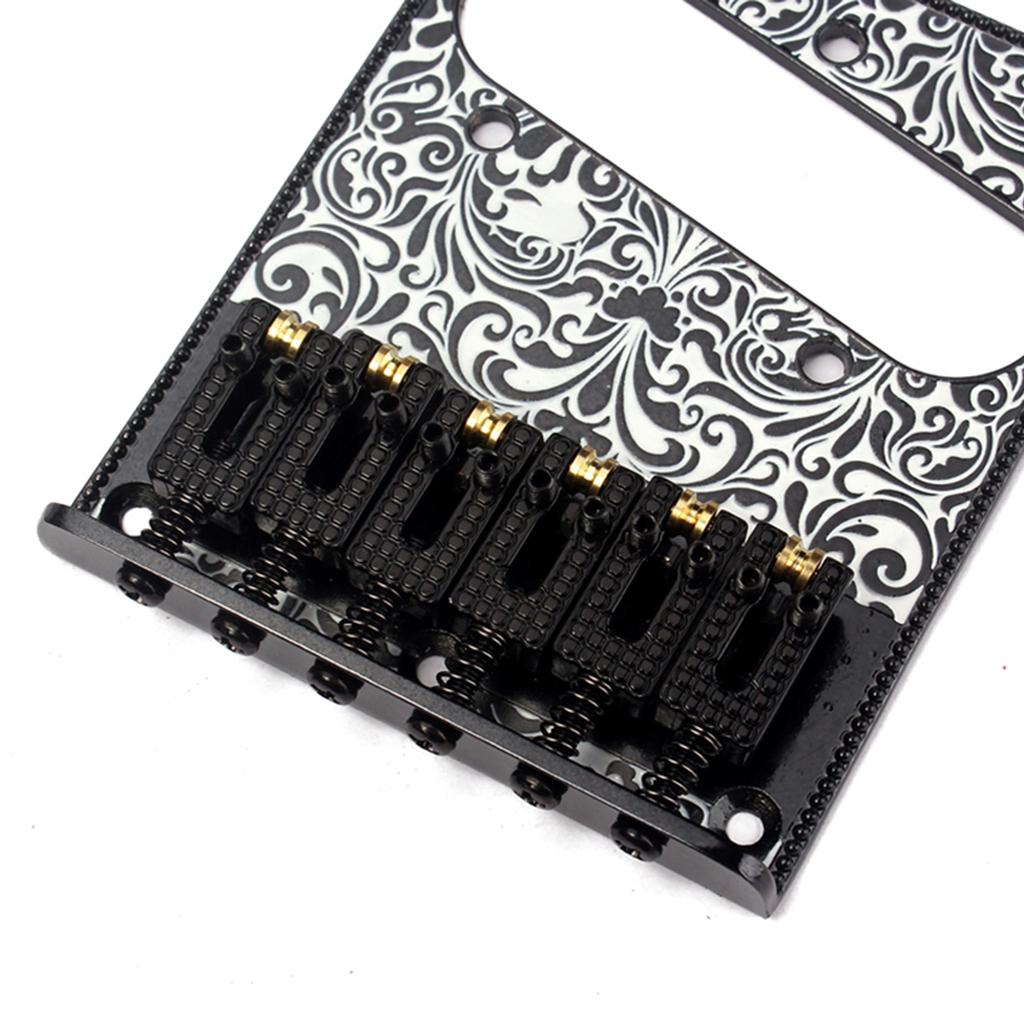 Sunnimix Kim Loại Đàn Guitar Điện Cầu Đĩa Với 3 Công Tắc Điều Khiển Đĩa Và Vít Gắn Kết Đen Cho TELECASTER Phần Guitar