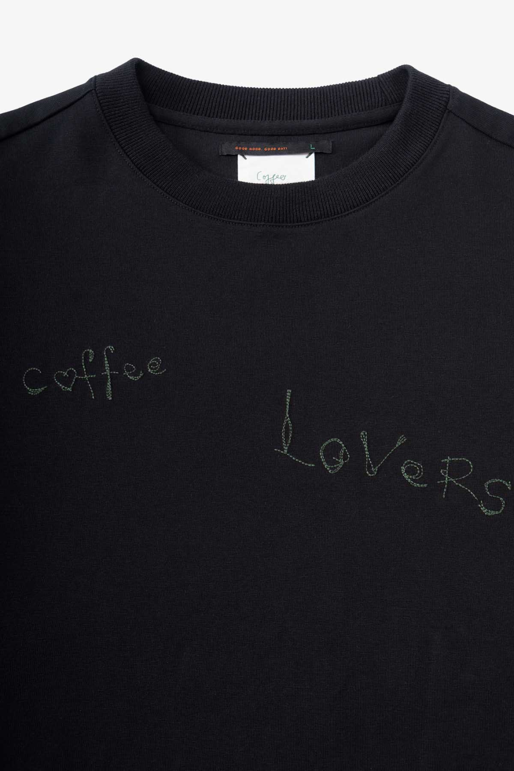 Áo Thun ROUTINE Nam S.Café Thêu chữ Coffee Lovers Form Loose - 10F23TSS062 | LASTORE MENSWEAR