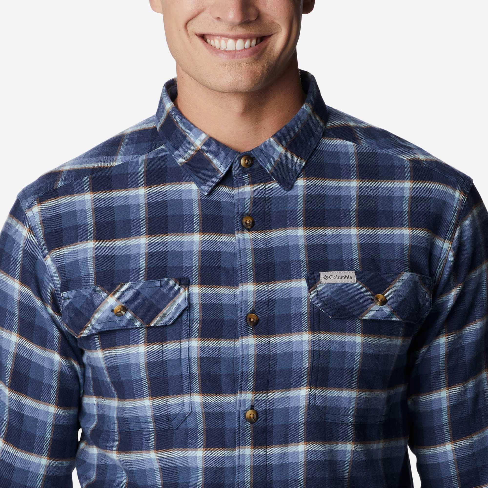Áo sơ mi dài tay chống nắng nam Columbia Flare Gun Stretch Flannel - 1861585465