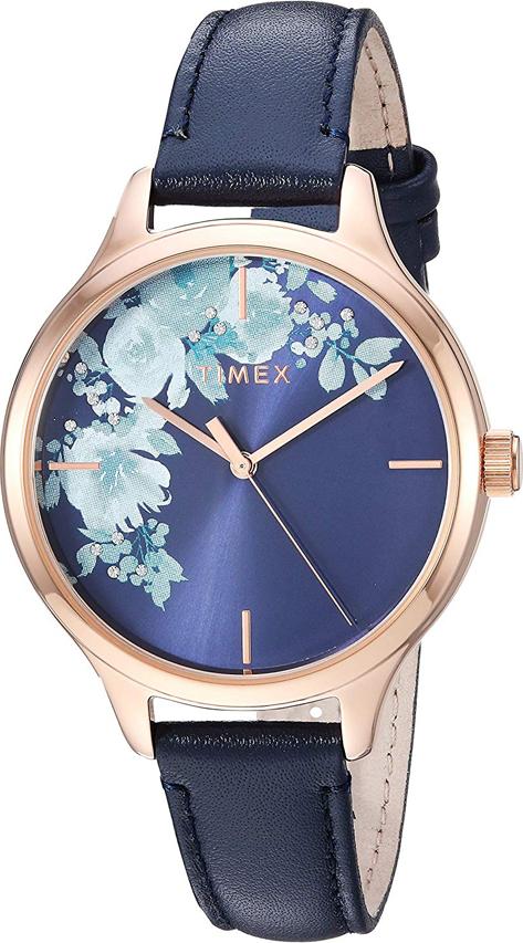 Đồng Hồ Nữ Dây Da Timex Crystal Bloom 36mm - TW2R66700