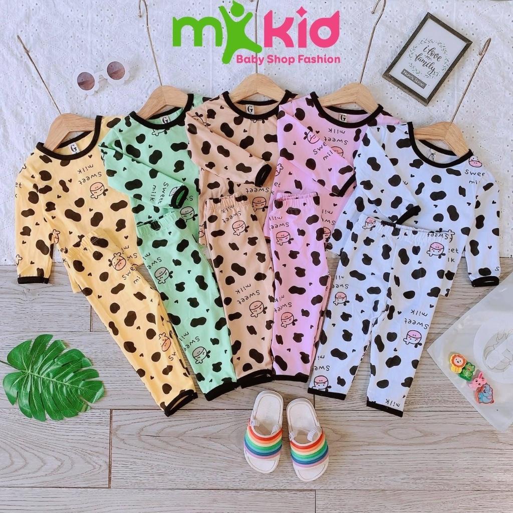 Bộ Cotton Dài Tay Cho Bé Bộ Thu Đông Dài Tay Minky Mom Cho Bé Trai Bé Gái Với Các Hình Thú Siêu Kute .