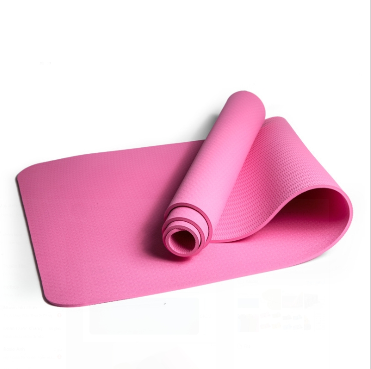 Thảm Yoga 1 Lớp Có Định Tuyến Vị Trí Cơ Thể