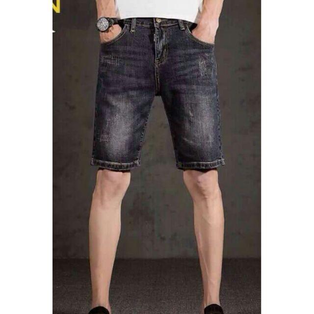 QUẦN SHORT JEAN NAM VẢI BÒ CO DÃN CAO CẤP MS930