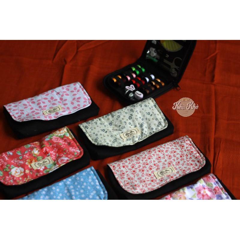 VÍ VẢI HANDMADE HỌA TIẾT VINTAGE nhắn để chọn màu