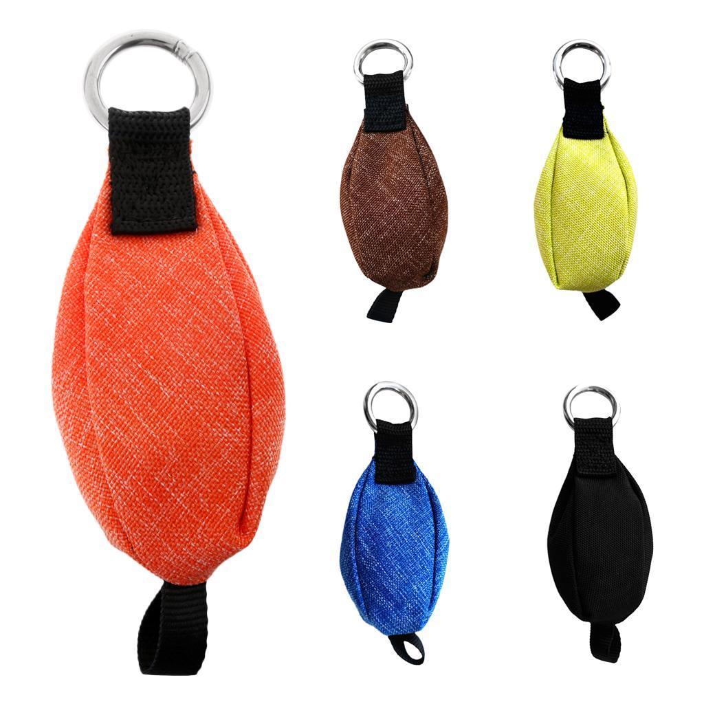 2 Pieces 250g Climbing Throw Weight Bag Tree Arborist Rigging Gear Orange Blue