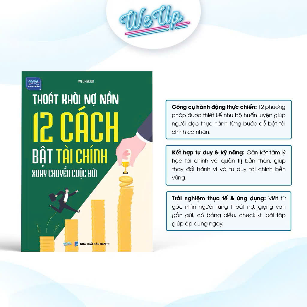 Sách - 12 cách bật tài chính thoát khỏi nợ nần, xoay chuyển cuộc đời