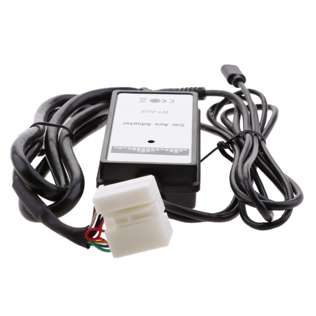 Car Audio .5mm Aux-in MP3 Player Interface Adapter for
