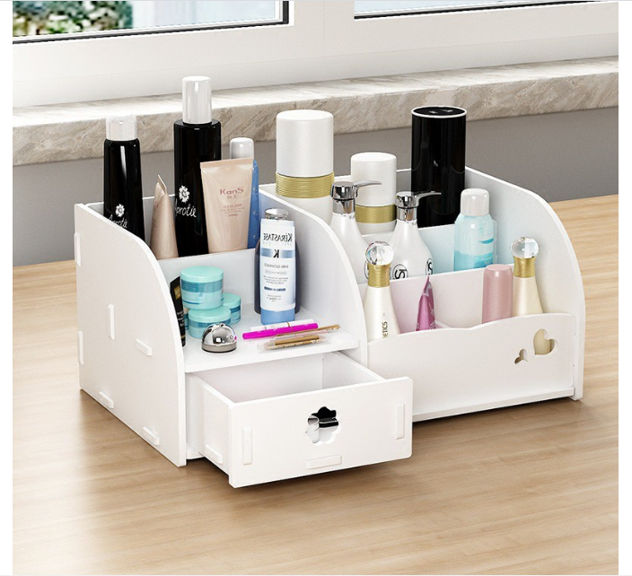 Kệ để mỹ phẩm, để đồ trang sức, kệ trang điểm để bàn KM03