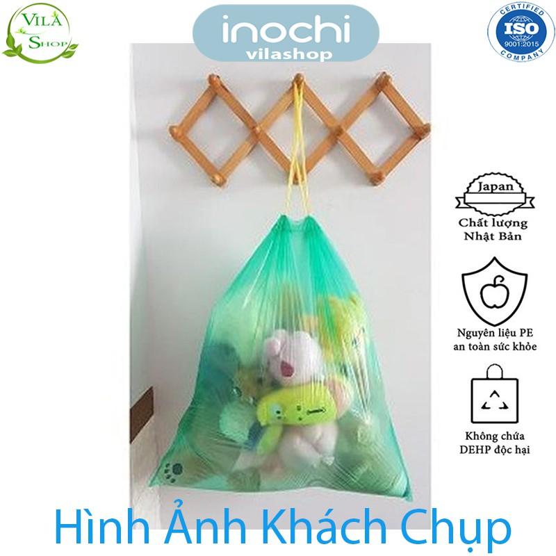 Túi Rút Dây Đa Năng, Túi Tự Hủy Cao Cấp Inochi, Kích Cỡ 60L Chất Liệu Nhựa Nguyên Sinh Không Mùi - Dai - Khó Rách.