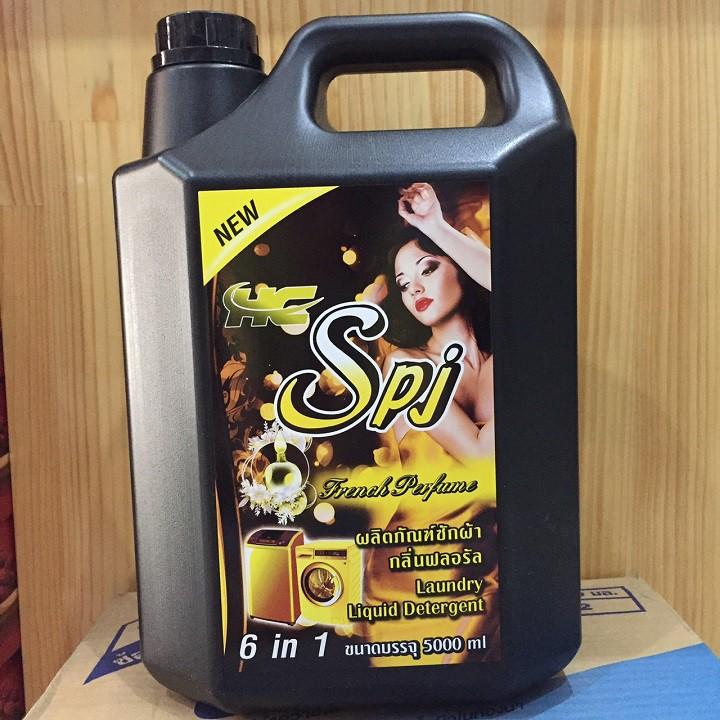 Nước giặt xả đậm đặc 06 in 01 SPJ đen 5.000ml Thái Lan