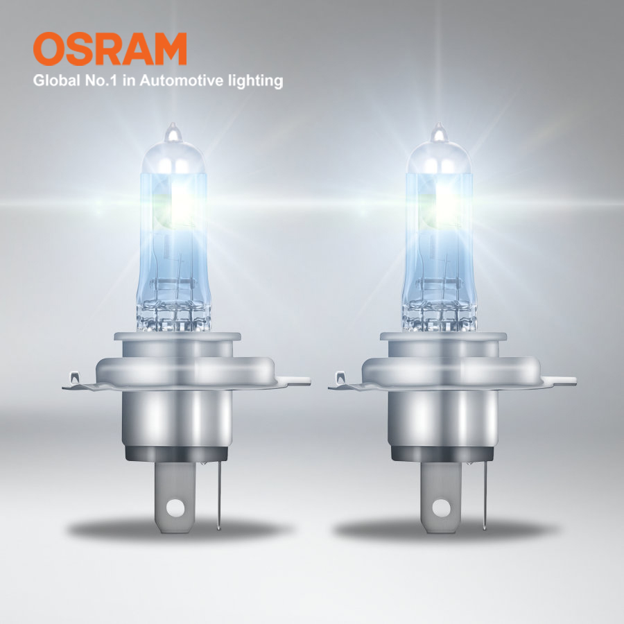 Combo 2 Bóng Đèn Halogen Tăng Sáng 200% OSRAM Night Breaker H4 64193NB200 12V 60/55W