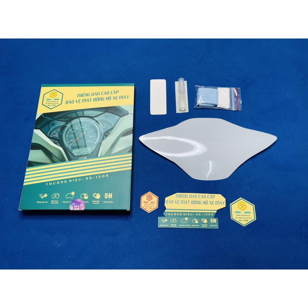 Miếng dán cường lục ppf mặt đồng hồ xe honda FUTURE chống trầy xước bảo vệ mặt đồng hồ luôn mới từ sg1509