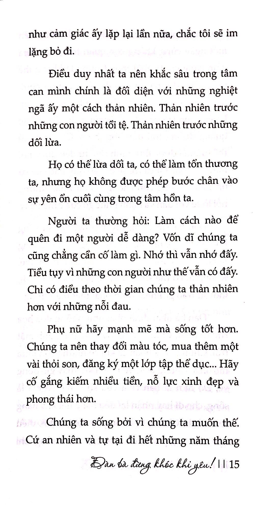 Đàn Bà Đừng Khóc Khi Yêu!