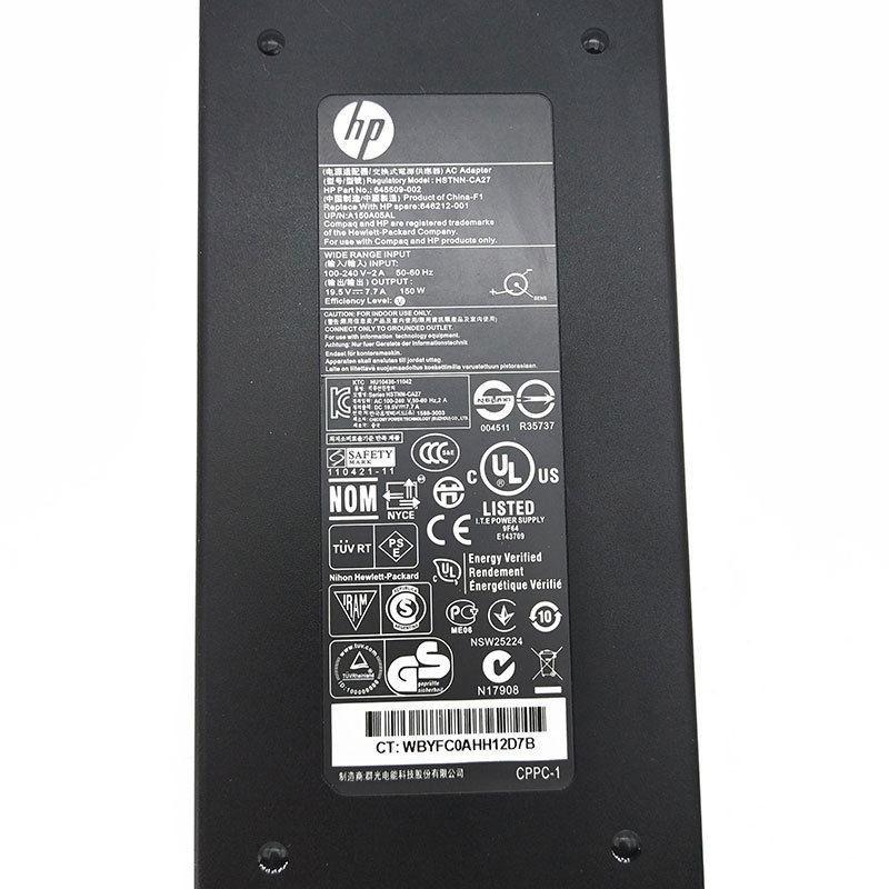Sạc Dùng Cho Laptop HP Envy 15 15t 17 dv7 6.15A Chân kim nhỏ