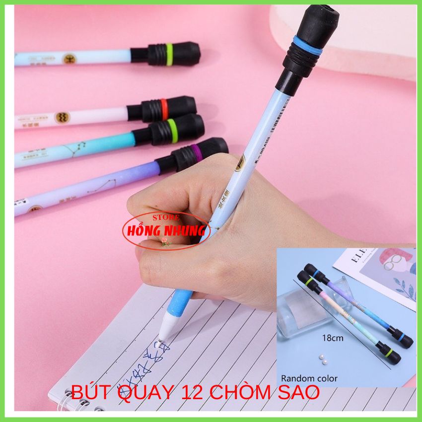 Bút Quay Ngón Tay Không Đèn Loại 12 chòm sao