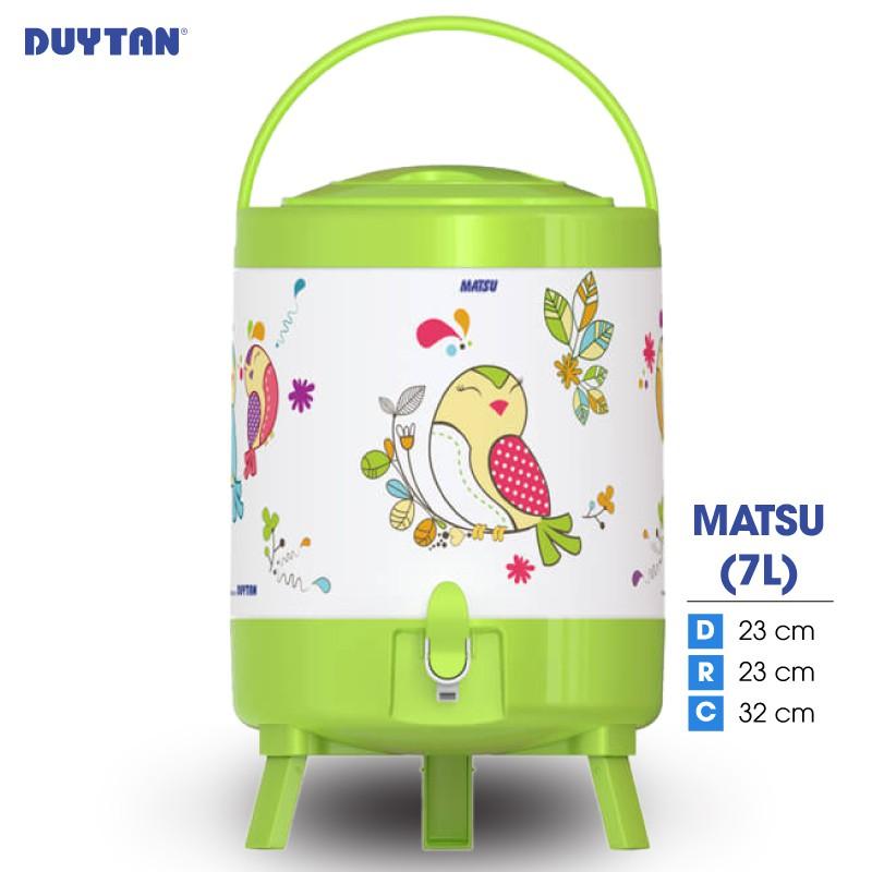 Bình đá cách nhiệt Duy Tân Matsu 7 Lít - Kích thước 23 x 23 x 32 cm