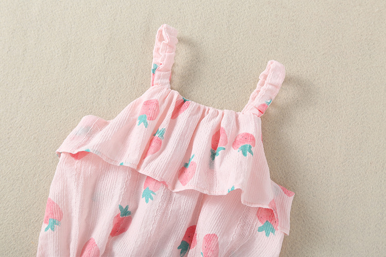 Bodysuit cho bé sợi tre, áo liền quần sát nách kèm mũ xinh xắn cho bé gái từ 7-13kg