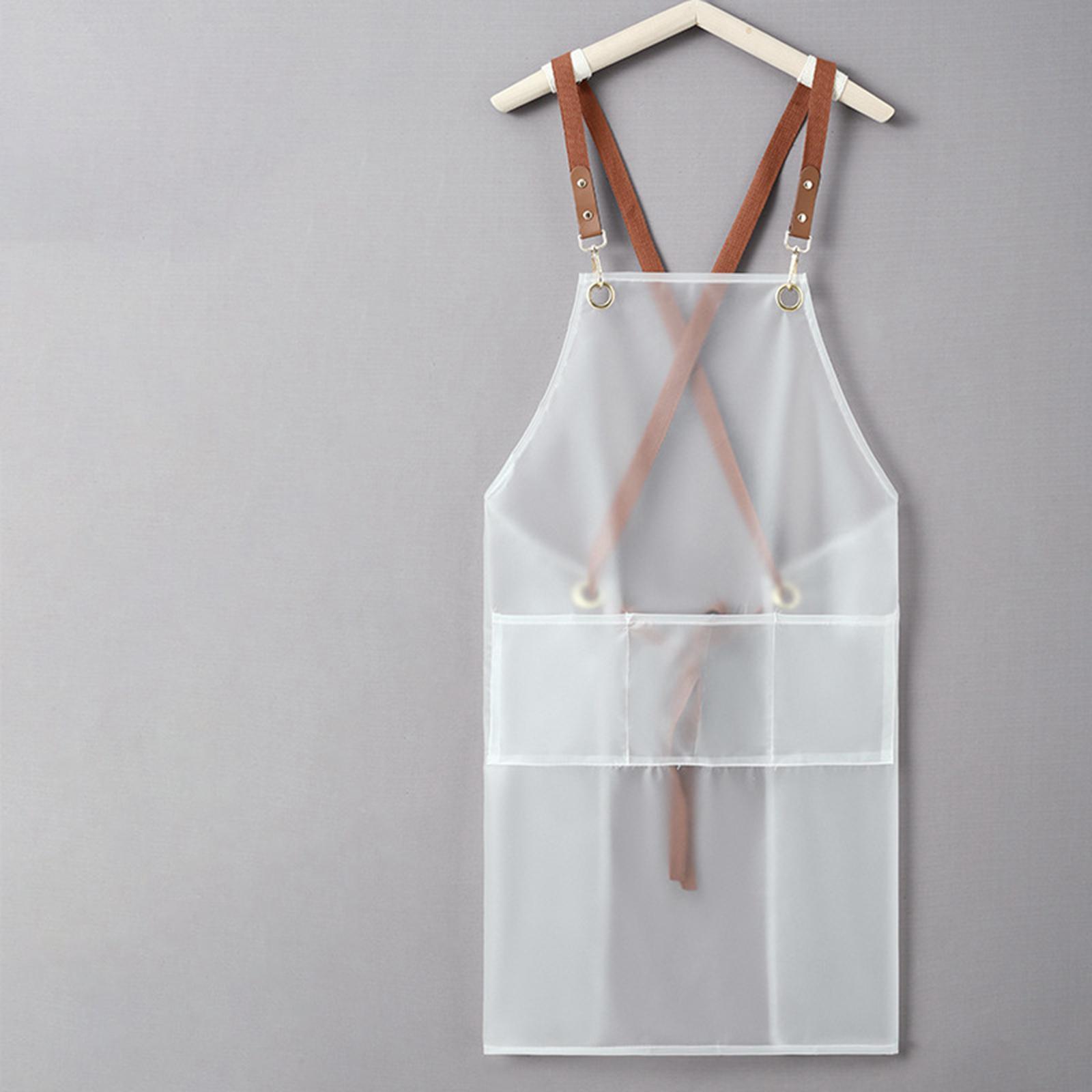 Chef Apron Cooking Apron BBQ Apron Bib Apron Cross Back Durable Baking Apron