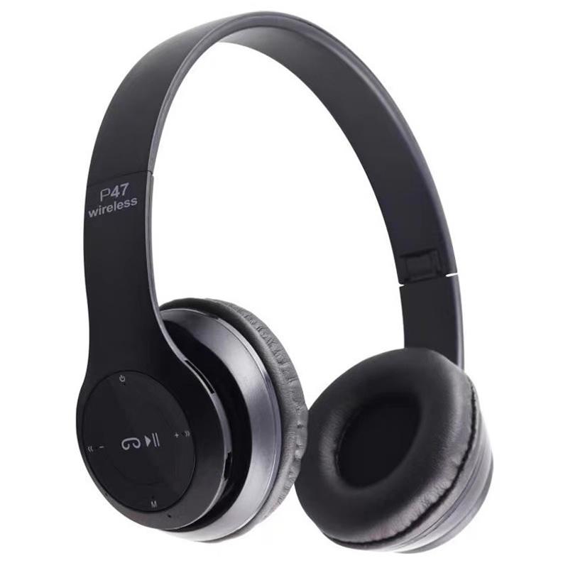 P47 Tai Nghe Nhét Tai Không Dây Tai Nghe Inalambicos Dành Cho IOS Android Di Động Xiaomi Sumsamg Huawei Hỗ Trợ Thẻ SD Bluetooth
