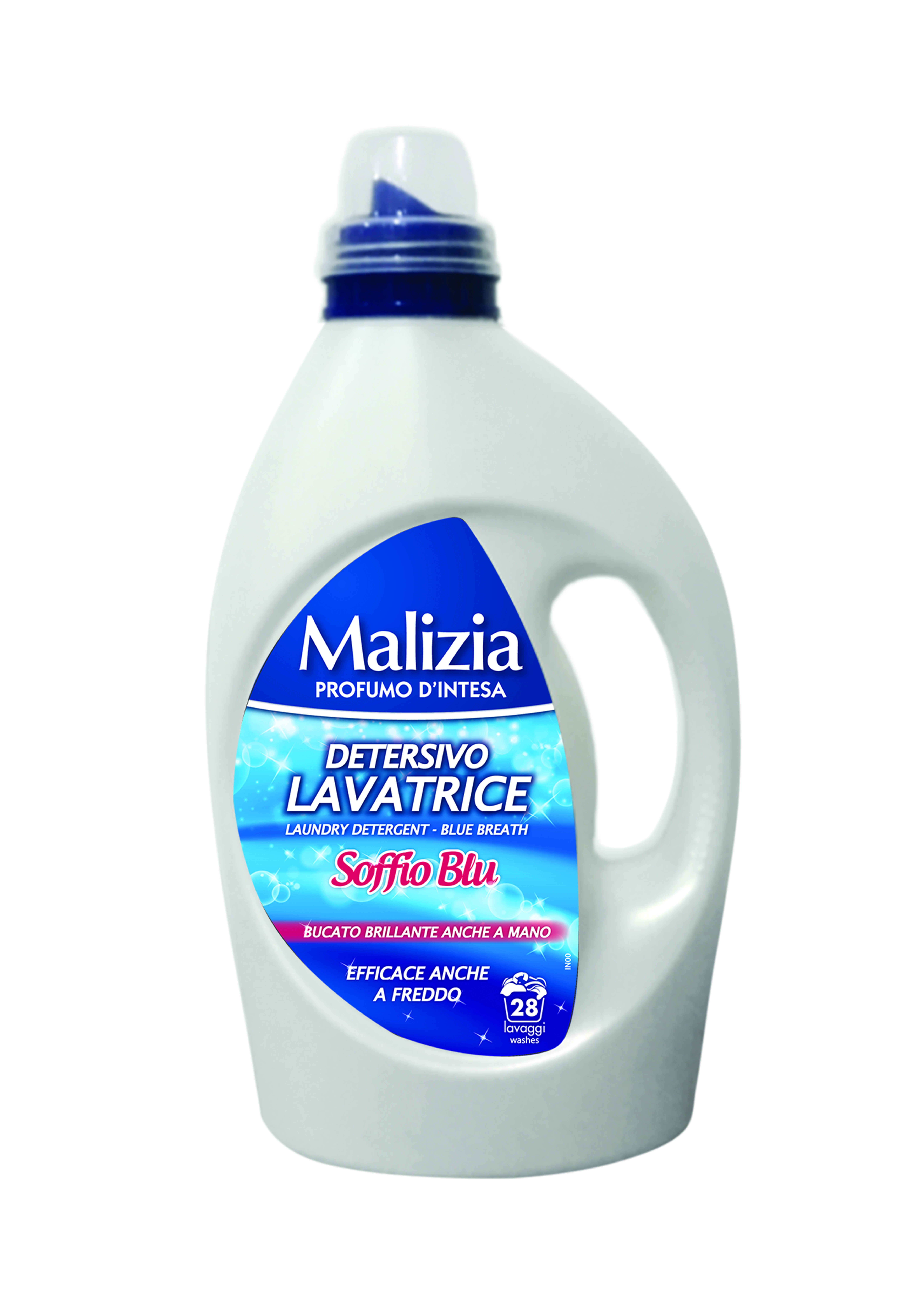 Nước giặt Malizia blue Breath 1820 ml, Nhập khẩu Italy