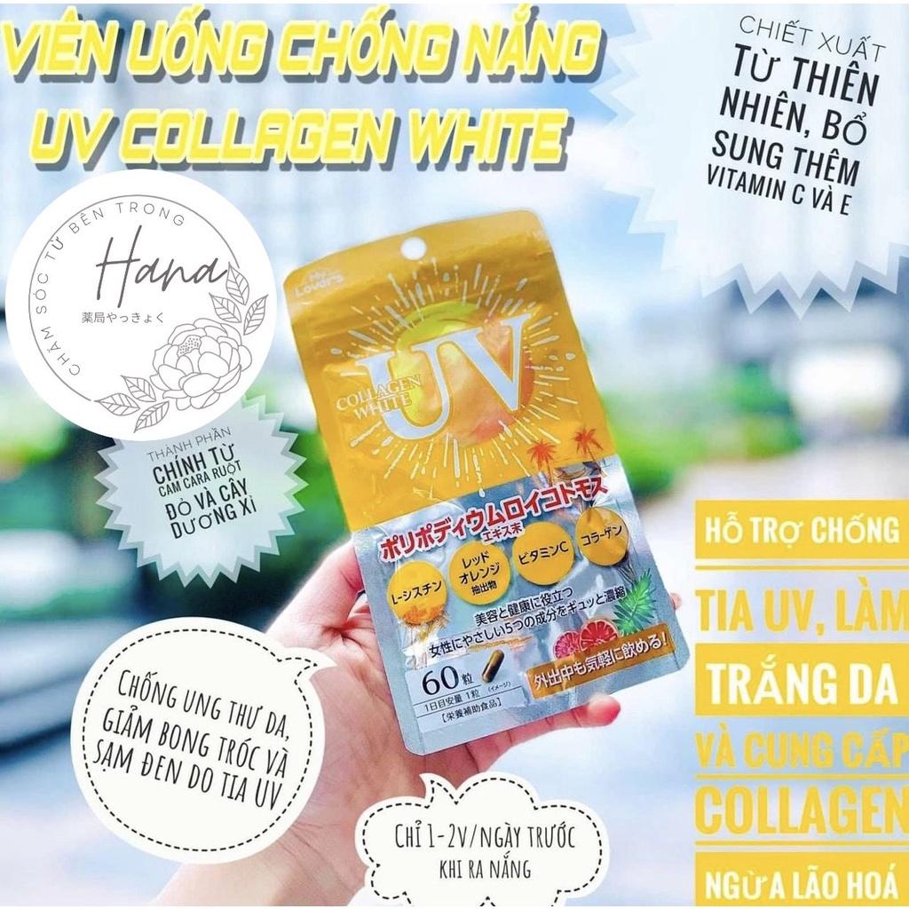 VIÊN UỐNG CHỐNG NẮNG TRẮNG DA UV COLLAGEN WHITE MY LOVER'S
