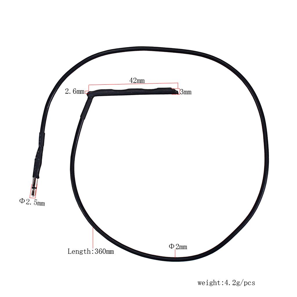 Black Guitar Piezo Pickup Rod Preamp for Cigar Box 3 String Guitar Parts