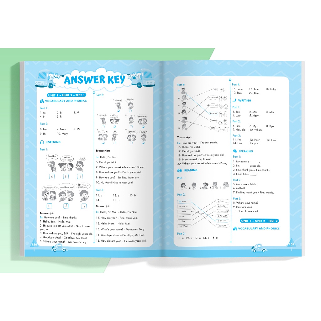 Sách- Combo Big 4 Bộ đề tự kiểm tra 4 kỹ năng Nghe - Nói - Đọc - Viết Tiếng Anh lớp 3