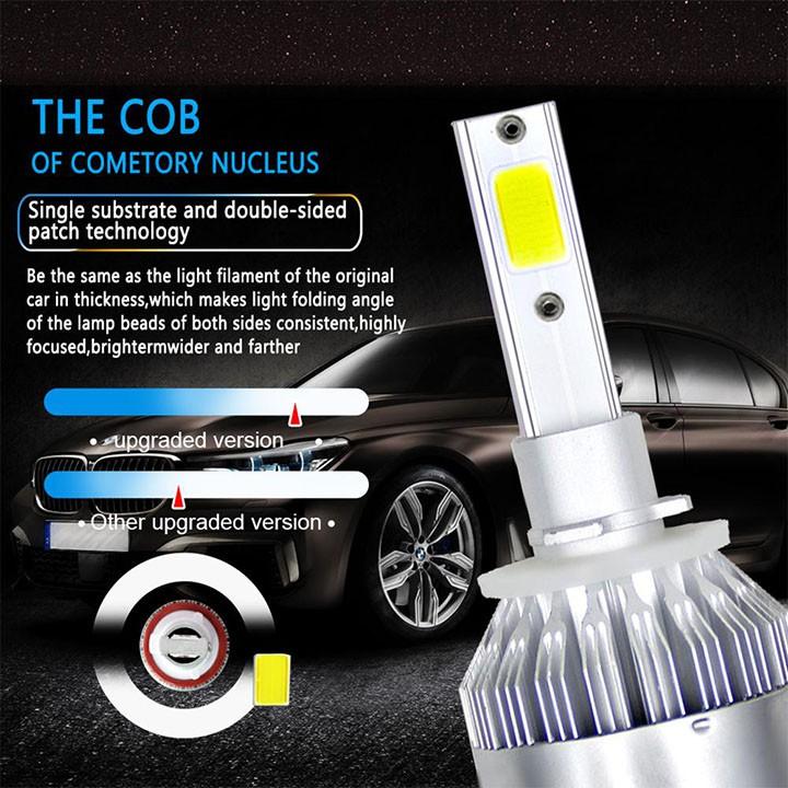 ĐÈN PHA LED C6 2 TIM ĐÈN PHA XE MÁY, ĐÈN SIÊU SÁNG, SIÊU TIẾT KIỆM ĐIỆN, ĐÈN RẤT BỀN, KHÓ VỠ - DC62T
