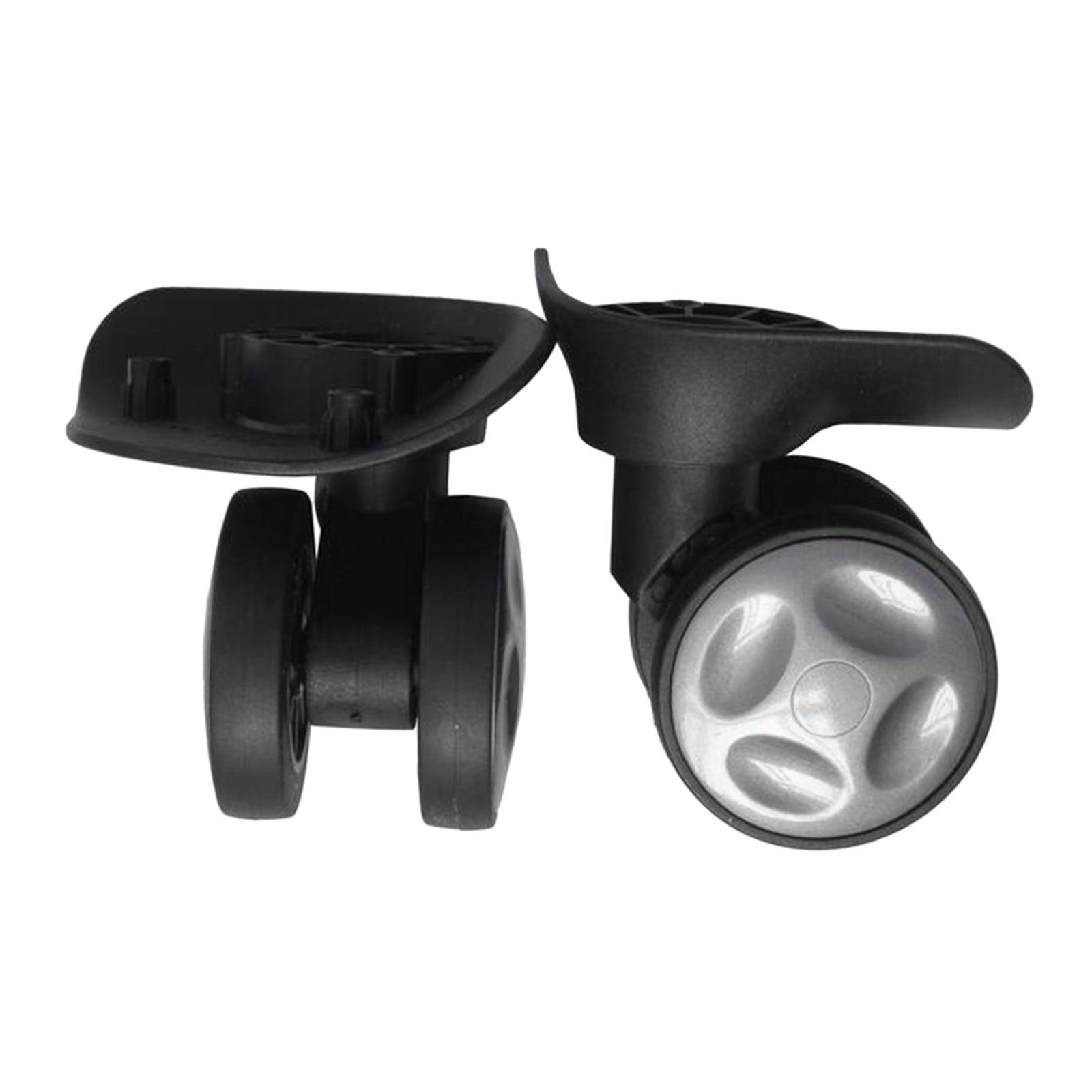 2 Pieces Suitcase Luggage Swivel Caster Wear Resistant Repair Luggage Wheels