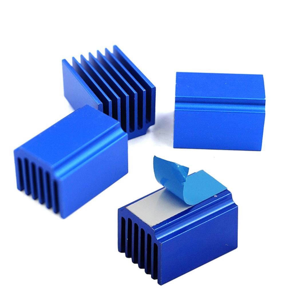4Pcs 3D Printer Parts TMC2100 Stepper Motor Driver Heat Sinks Cooling Block