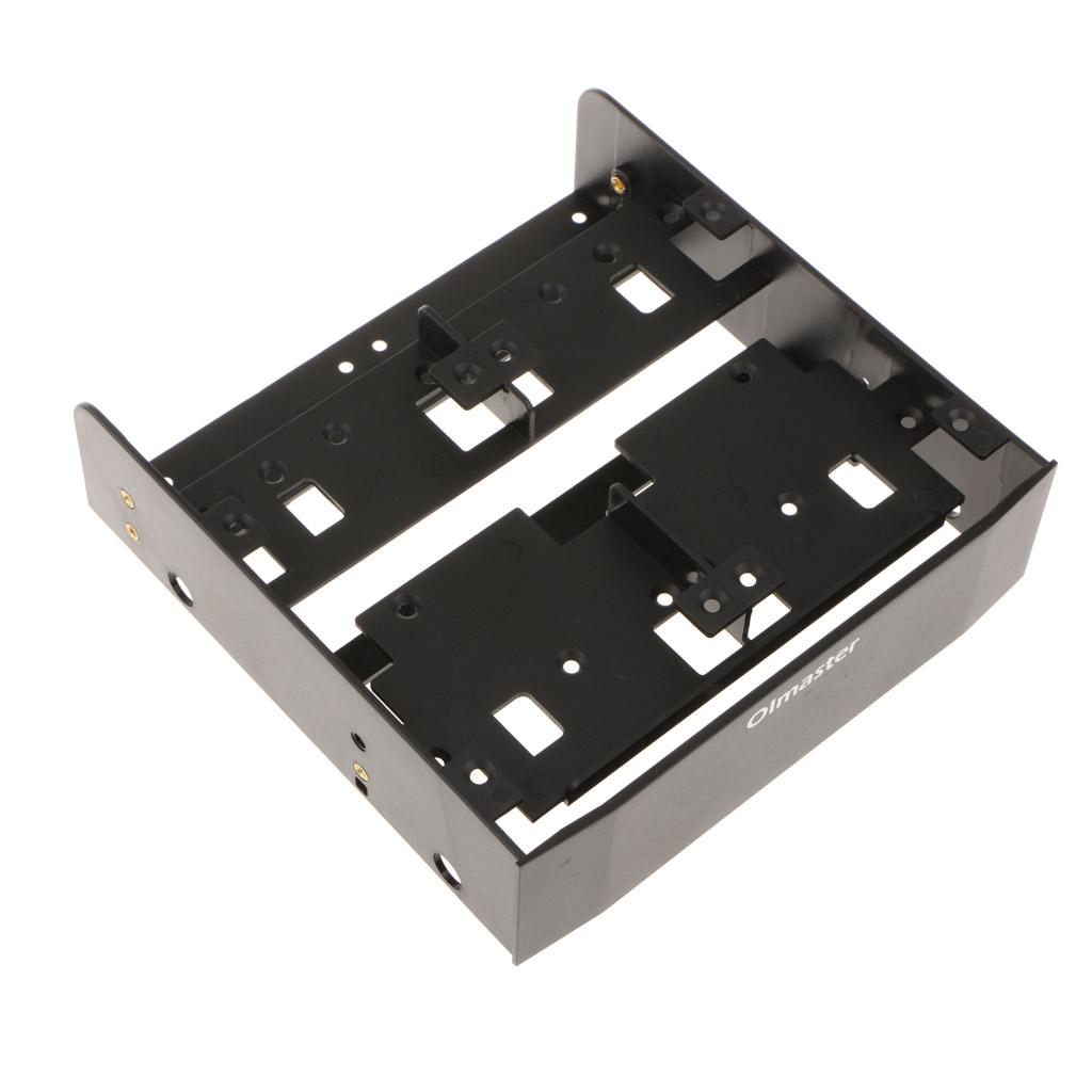 3x5.25 inch Hard Drive to 3.5 inch Front Bay Mounting Bracket Adapter Laptop
