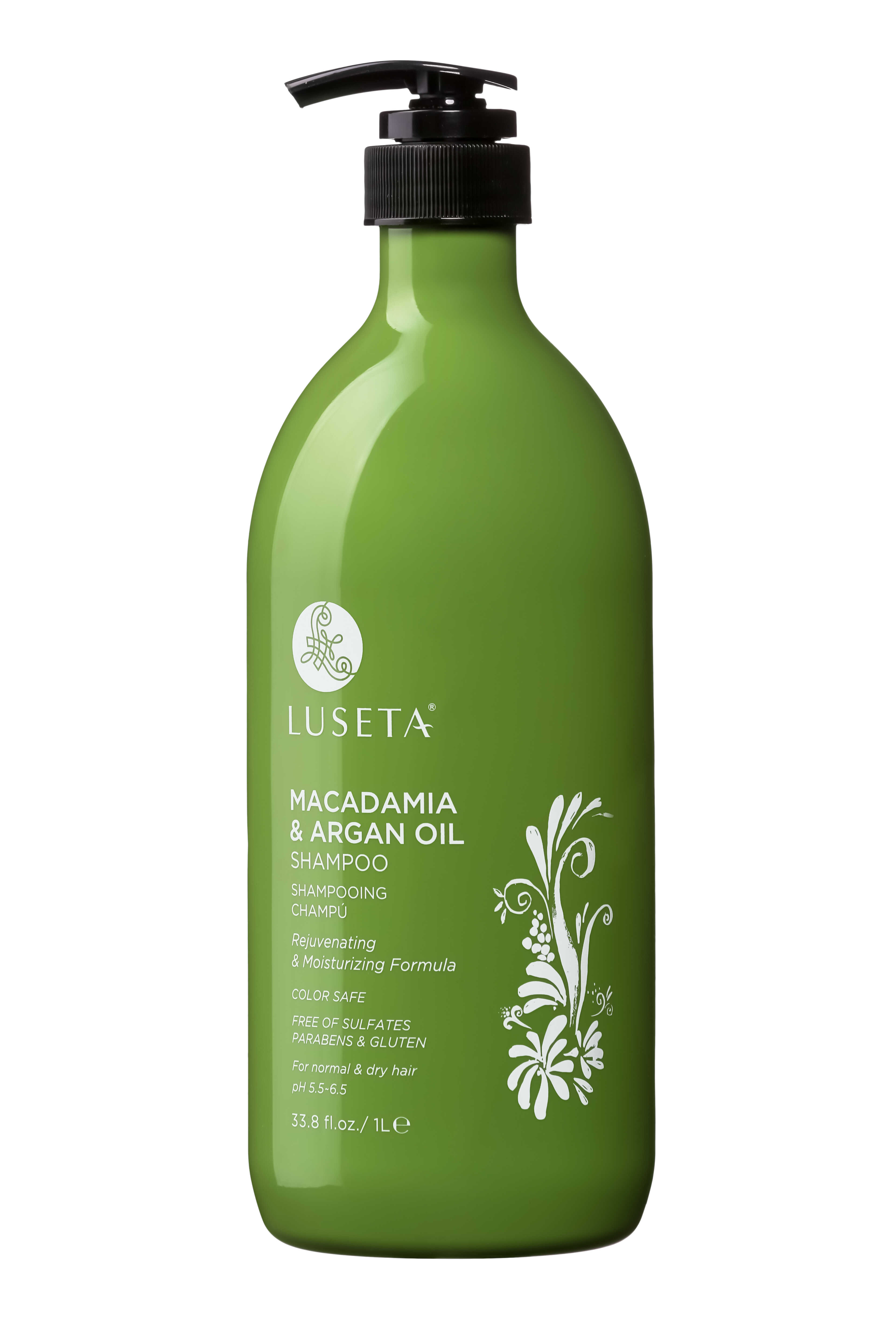 Set gội xả LUSETA Macadamia & Argan Oil 1000ml