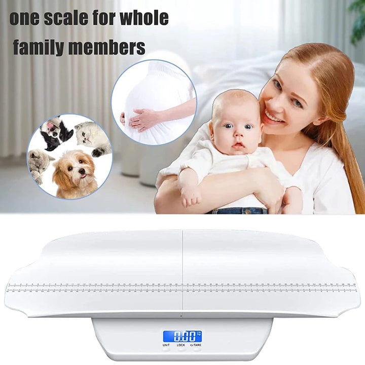 Cân Điện Tử Cho Bé Sơ Sinh Kết Hợp Đo Chiều Cao BABY SCALE V2