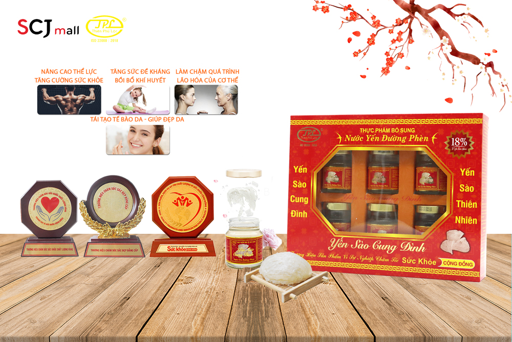 Nước yến sào Đường phèn - 18% Tổ Yến