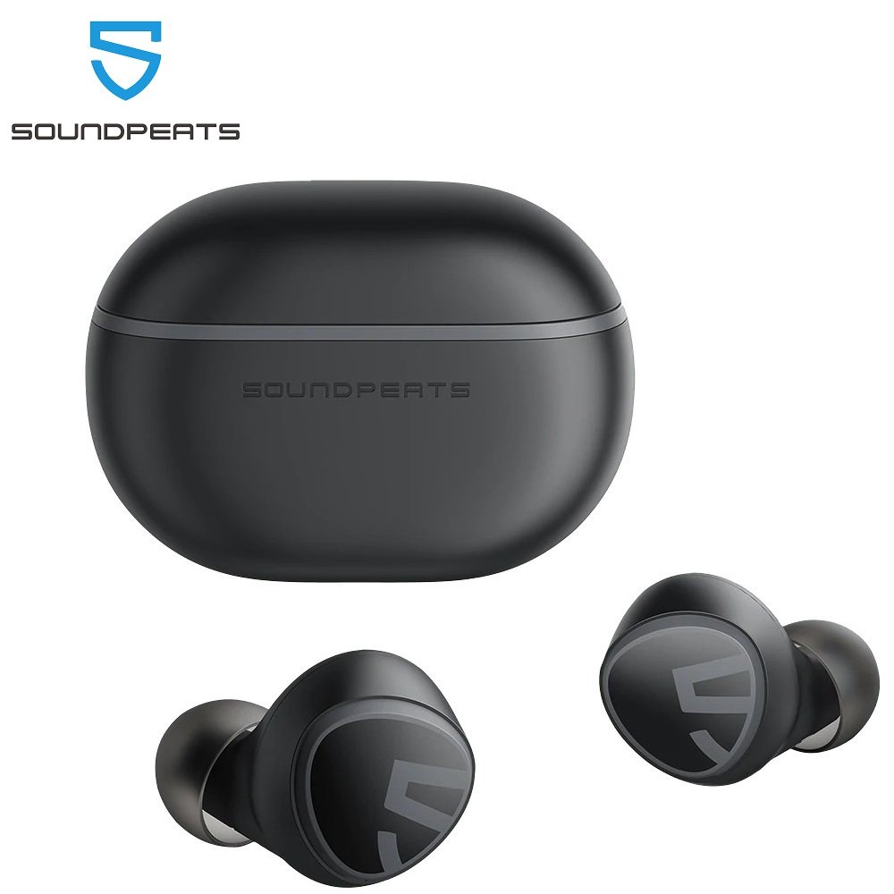 Tai Nghe Bluetooth 5.2 Soundpeats Mini nhỏ gọn ️ Công nghệ chống ồn VocPlus ️ 20 giờ nghe nhạc ️ Twin/Mono Mode - Hàng nhập khẩu