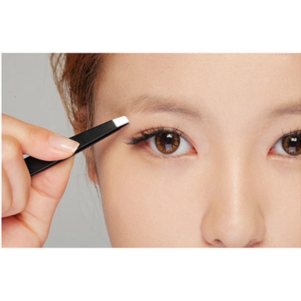 Nhíp Nhổ Lông Đầu Kẹp To Có Tay Cầm Nhựa Chống Trượt S Select Nhật Bản