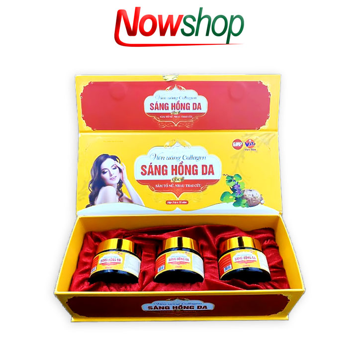 Viên uống giảm sạm nám tàn nhang Sáng Hồng Da CoCo tinh chất sâm tố nữ giúp đẹp da ngăn ngừa lão hóa